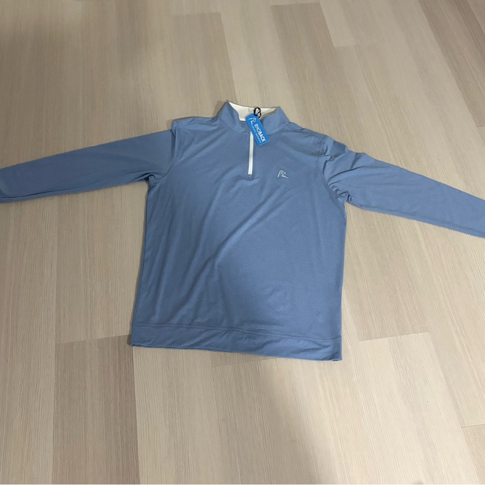 Rhoback blue Quarter-Zip Pullover